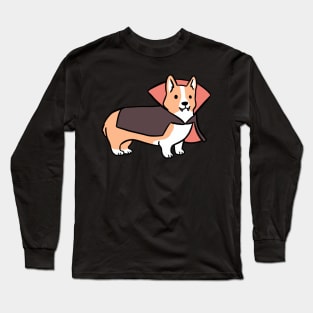 Cute halloween vampire corgi Long Sleeve T-Shirt